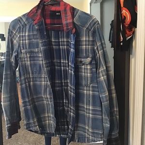 BDG distressed flannel